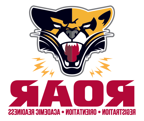 SXU Cougar over letters "ROAR"